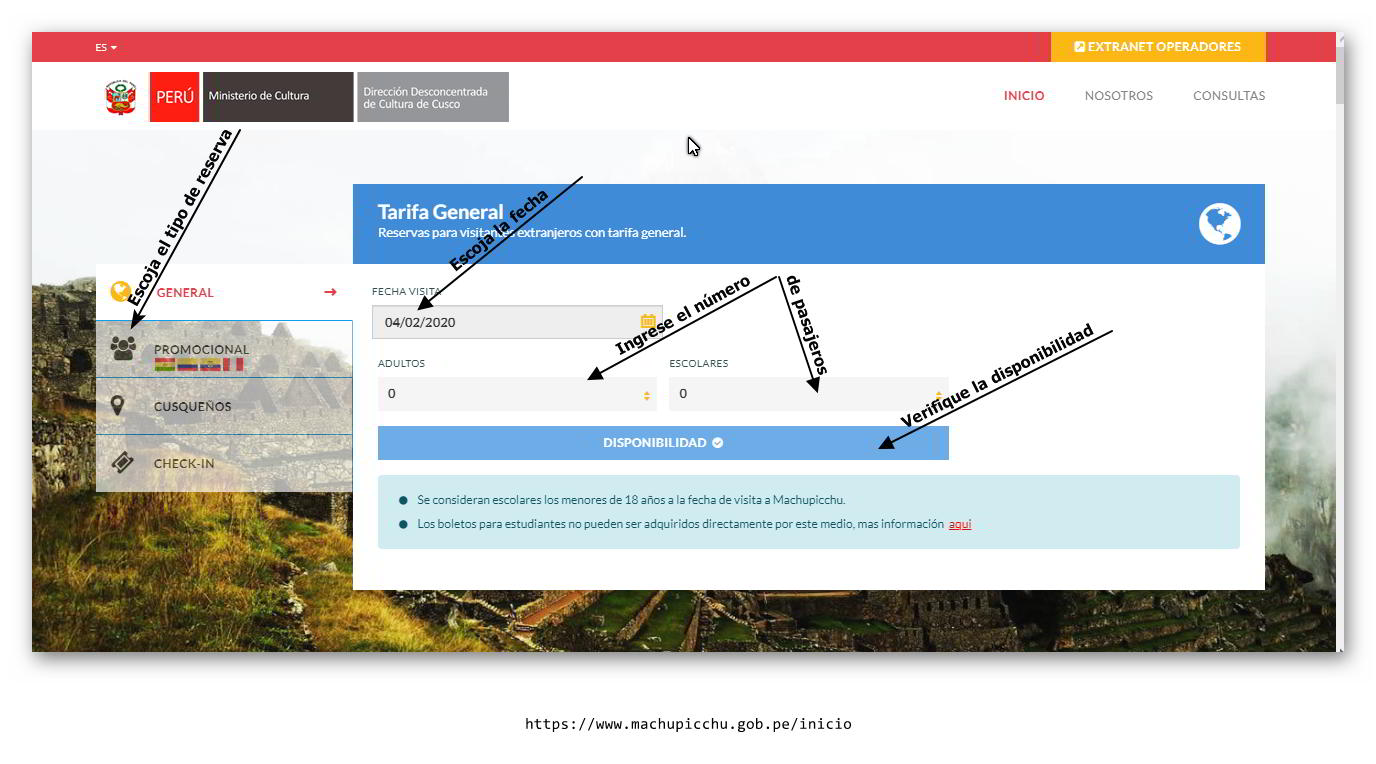 01 Seleccionar El Tipo De Reserva